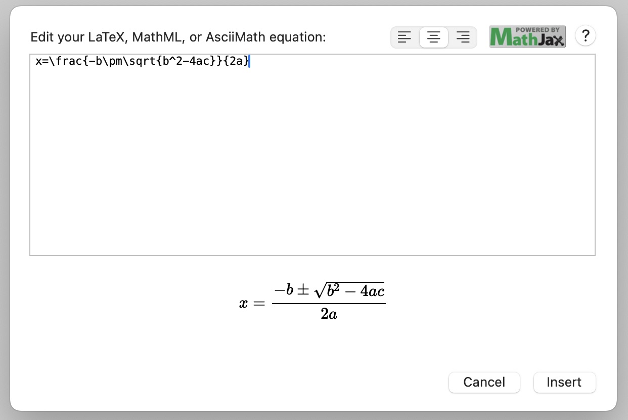 Equation